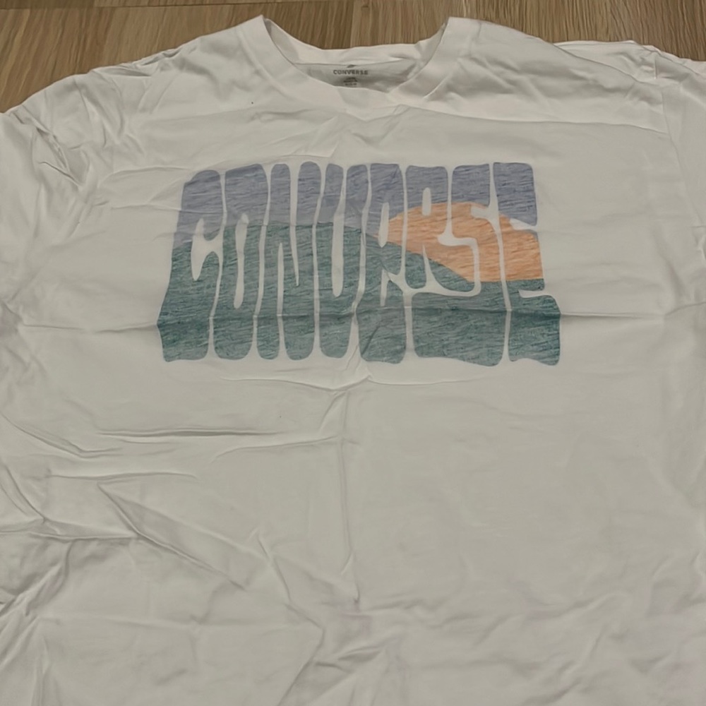 White Pastel Converse Shirt